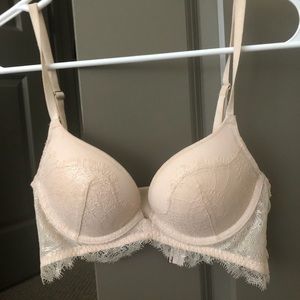 Pink sparkly iridescent fantasy bra